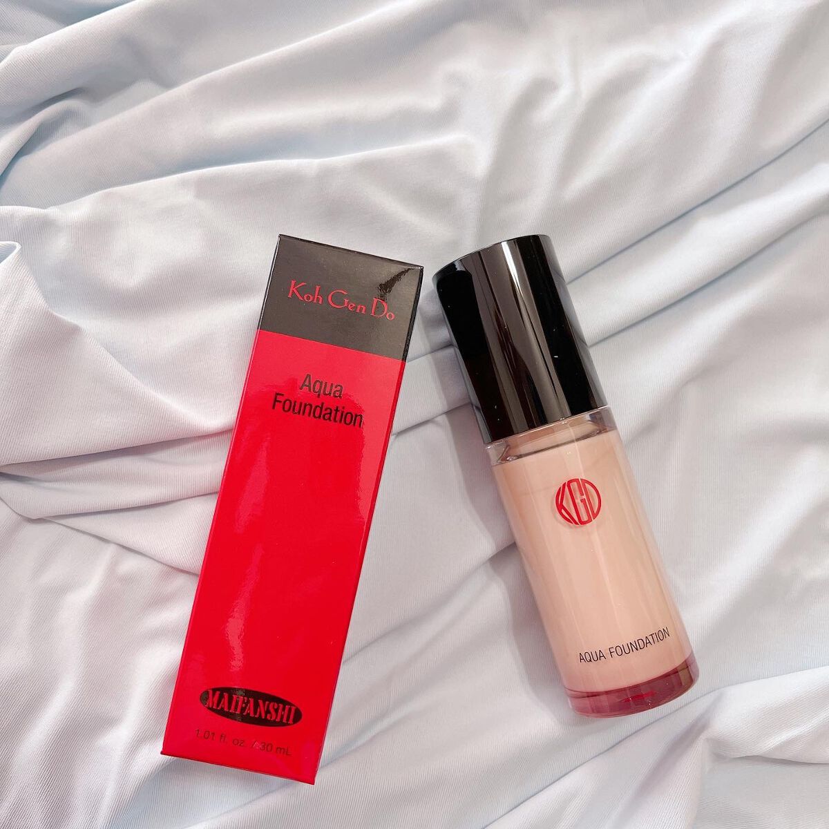 マイファンスィー アクアファンデーション 013(標準色) ピンクオークル/Koh Gen Do/リキッドファンデーションを使ったクチコミ（1枚目）