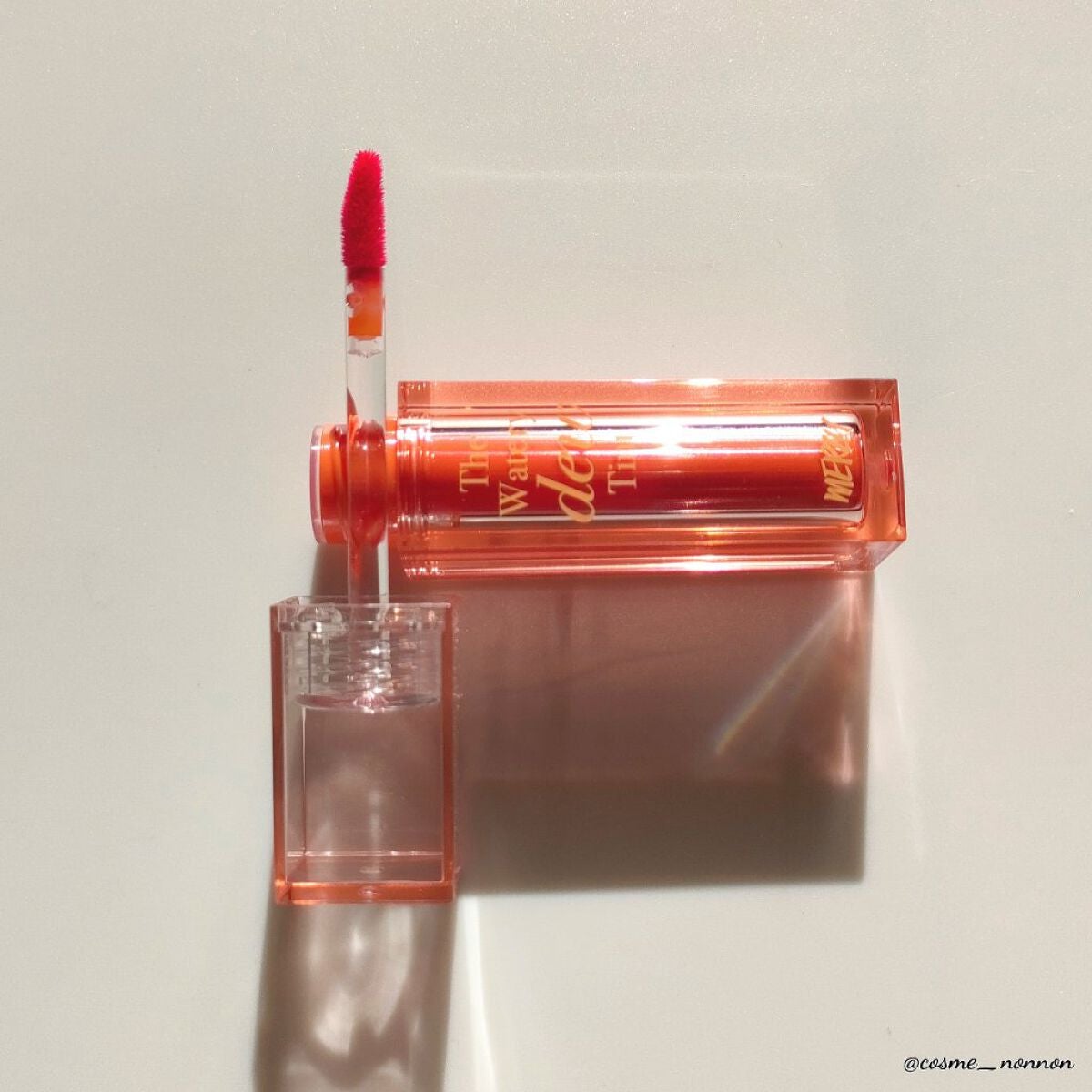 ザ ウォータリーデューティント/MERZY/リップティントを使ったクチコミ(2枚目)