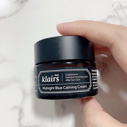 ミッドナイトブルーカーミングクリーム/Klairs/フェイスクリームを使ったクチコミ(1枚目)
