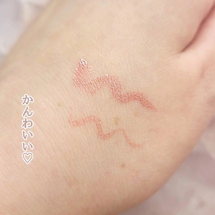 ウォータリーラメライナー/Ririmew/リキッドアイライナーを使ったクチコミ(3枚目)