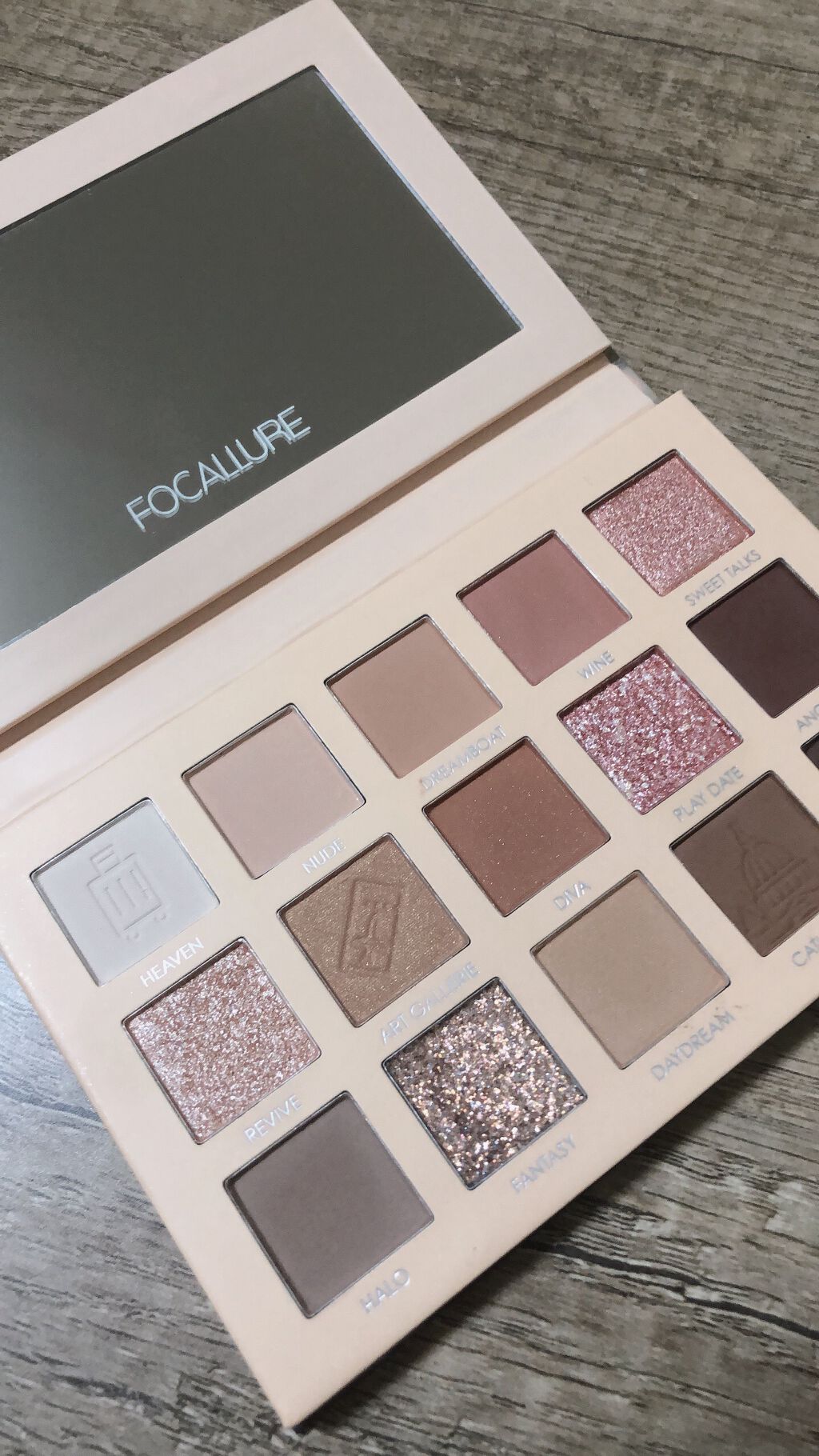 GO TRAVEL 15色アイシャドウパレット/FOCALLURE/アイシャドウパレットを使ったクチコミ（2枚目）