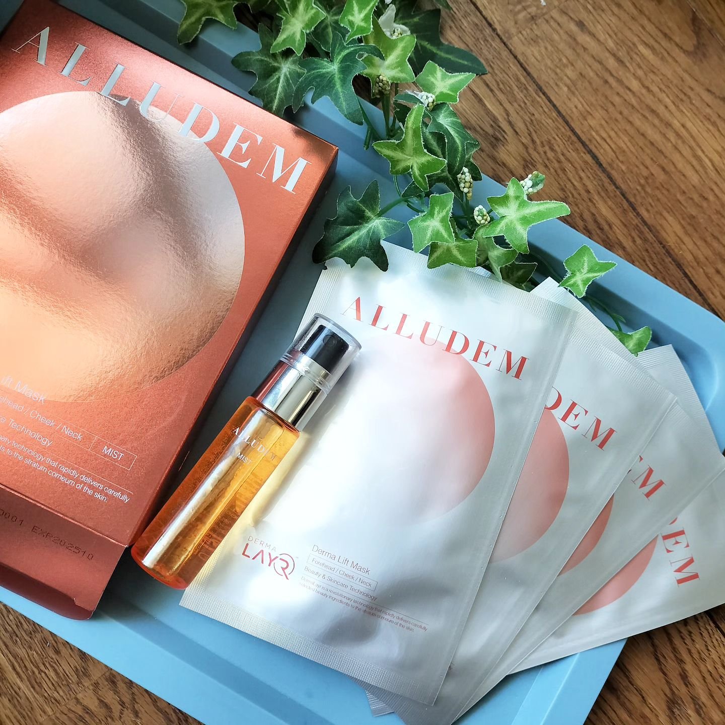 Derma Lift Mask/ALLUDEM/スキンケアキットを使ったクチコミ（1枚目）