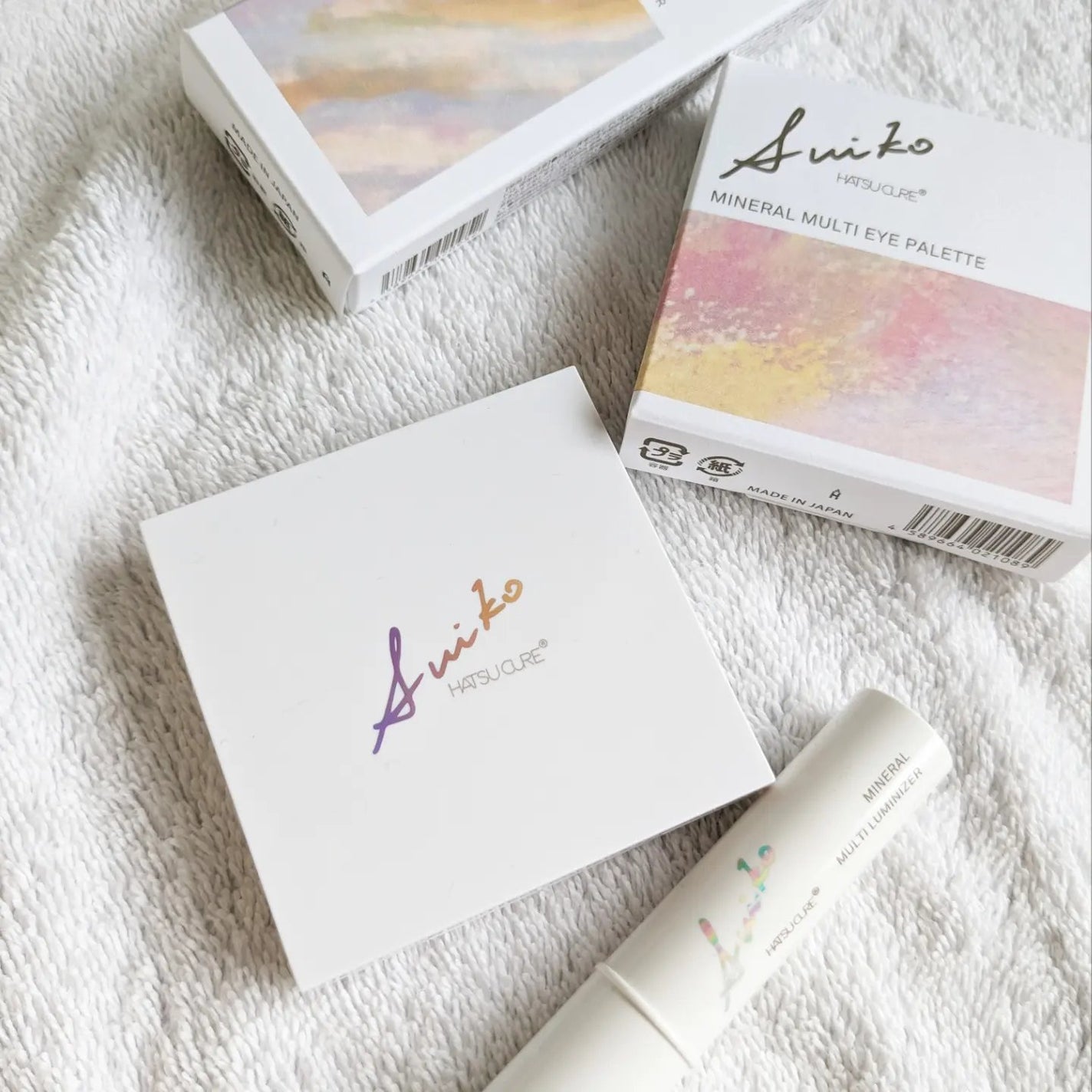 ミネラルマルチルミナイザー/SUIKO HATSUCURE/スティックハイライトを使ったクチコミ(7枚目)