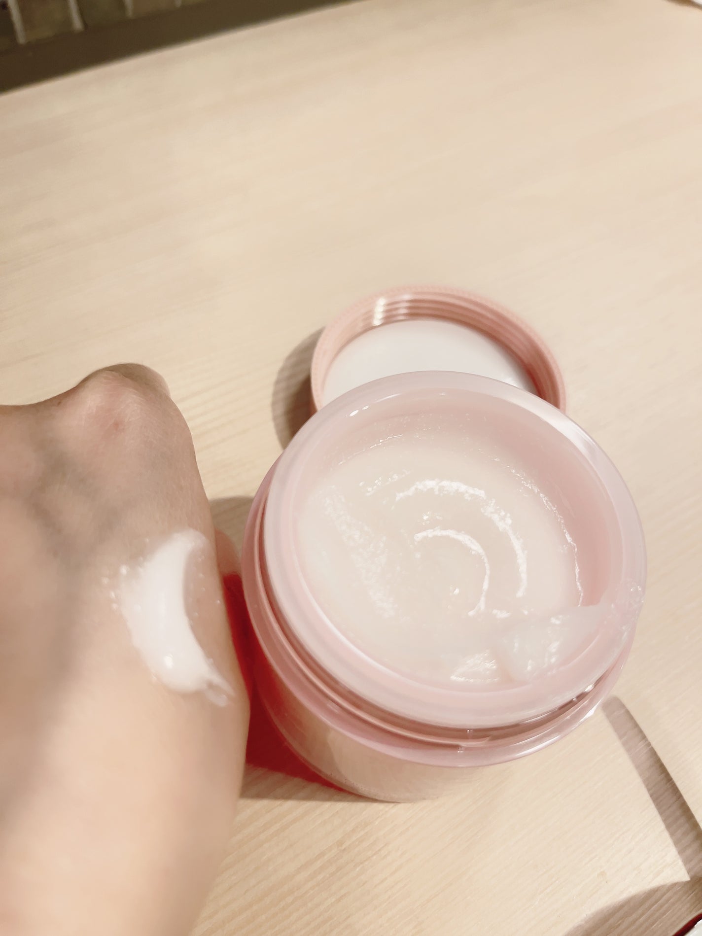 バウンシースリーピングマスク/LANEIGE/フェイスクリームを使ったクチコミ(4枚目)