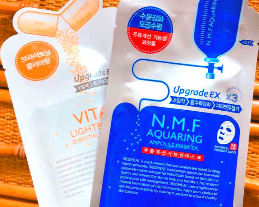 N.M.FアクアアンプルマスクJEX/MEDIHEAL/シートマスク・パックを使ったクチコミ(1枚目)