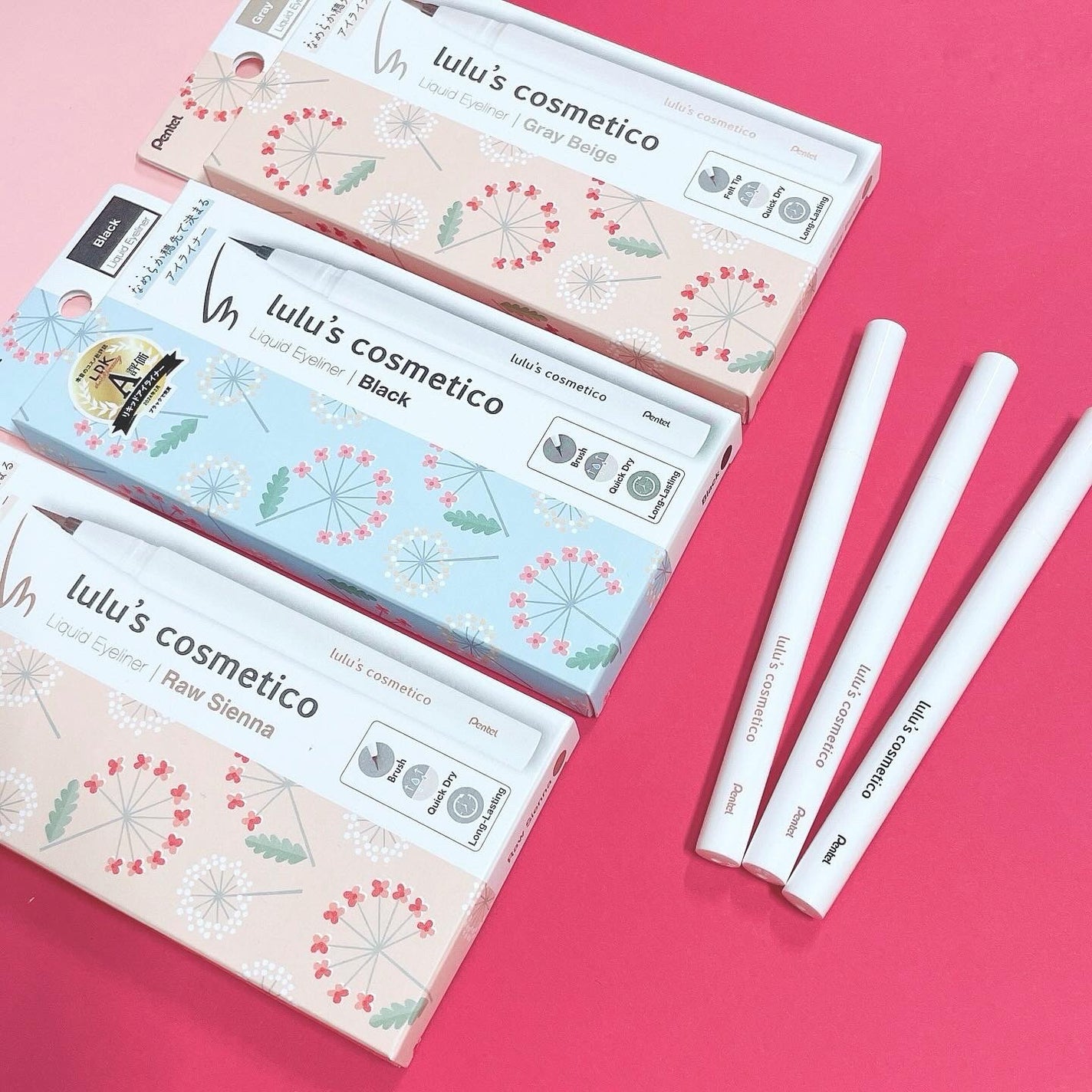 リキッドアイライナー/ルルズコスメティコ/リキッドアイライナーを使ったクチコミ(5枚目)