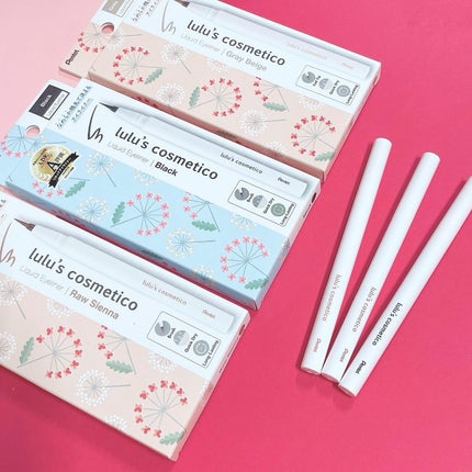 リキッドアイライナー/ルルズコスメティコ/リキッドアイライナーを使ったクチコミ(5枚目)