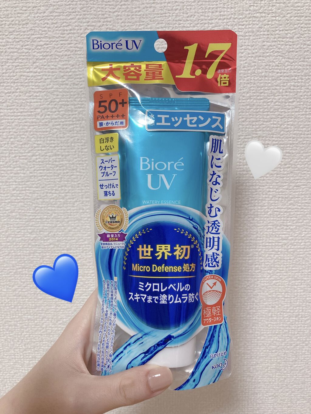 ビオレUV アクアリッチウォータリーエッセンス/ビオレ/日焼け止め・UVケアを使ったクチコミ（1枚目）