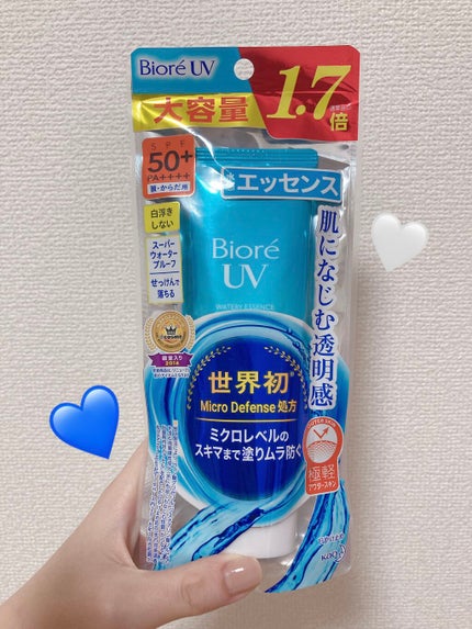 ビオレUV アクアリッチウォータリーエッセンス/ビオレ/日焼け止め・UVケアを使ったクチコミ(1枚目)