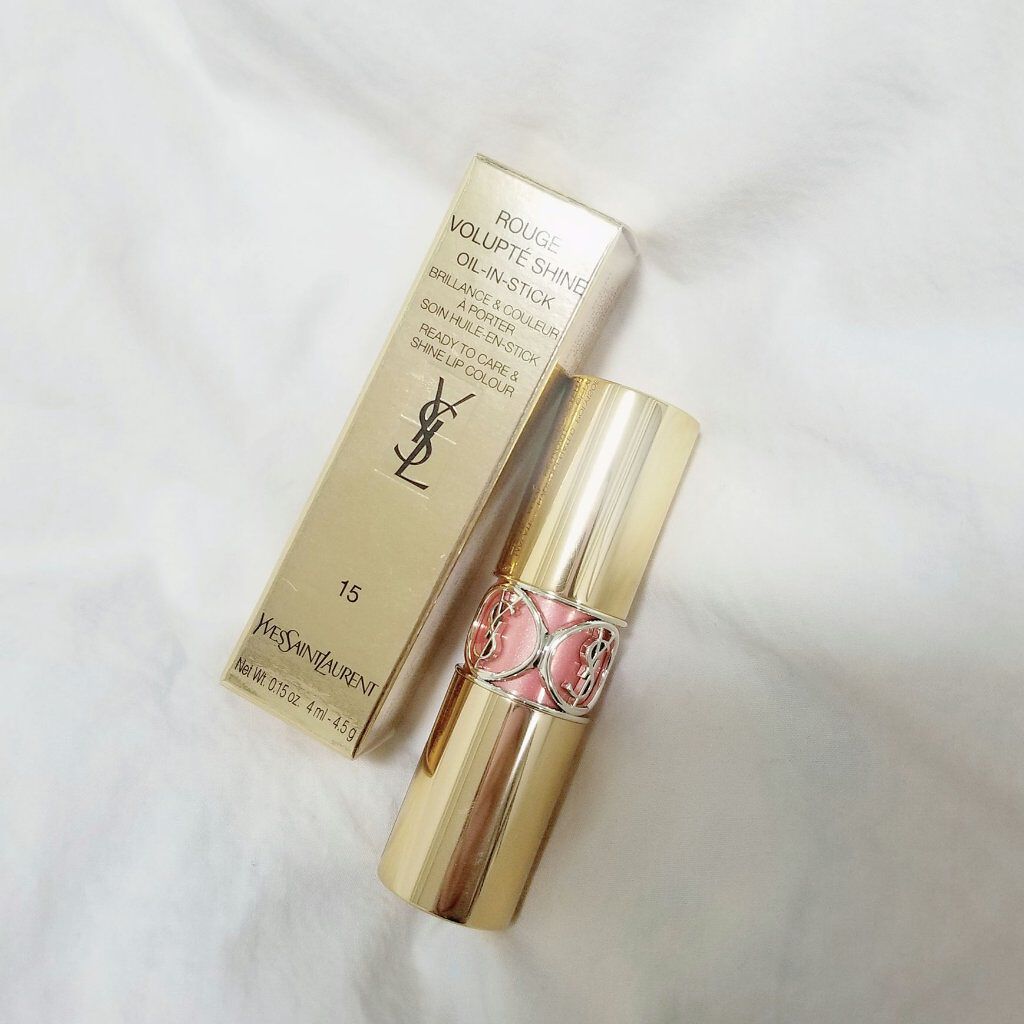 ルージュ ヴォリュプテ シャイン/YVES SAINT LAURENT BEAUTE/口紅を使ったクチコミ(1枚目)