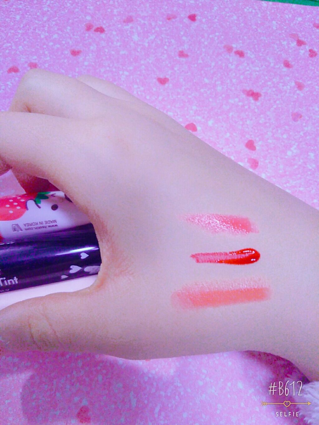 ハーフ&ハーフカラースティック/A’pieu/口紅を使ったクチコミ（2枚目）