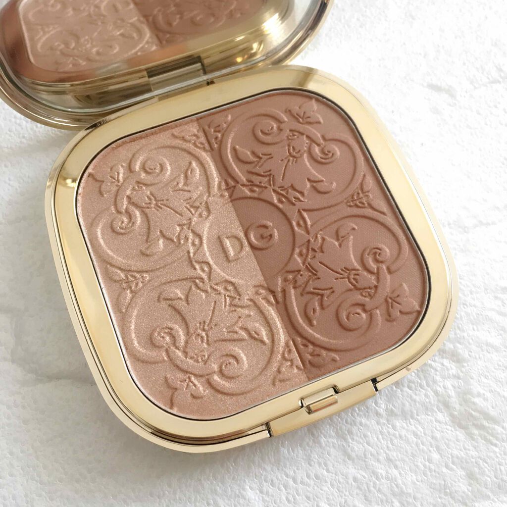 ソーラーグロウ イルミネーティングパウダー デュオ/DOLCE&GABBANA BEAUTY/ハイライトを使ったクチコミ(3枚目)