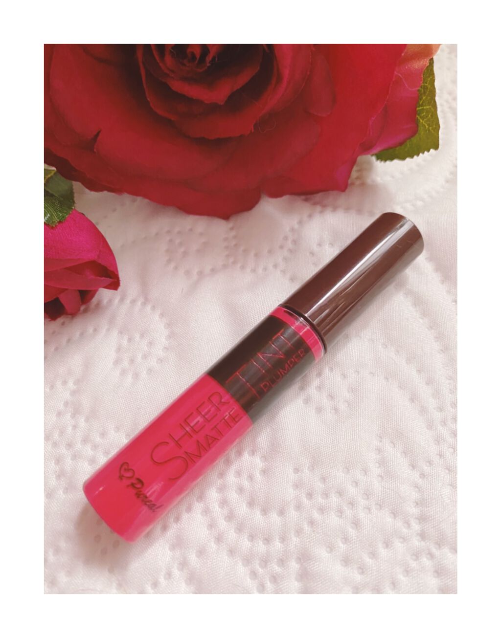 シアーマットティントプランパー/ピュレア/リップティントを使ったクチコミ（2枚目）