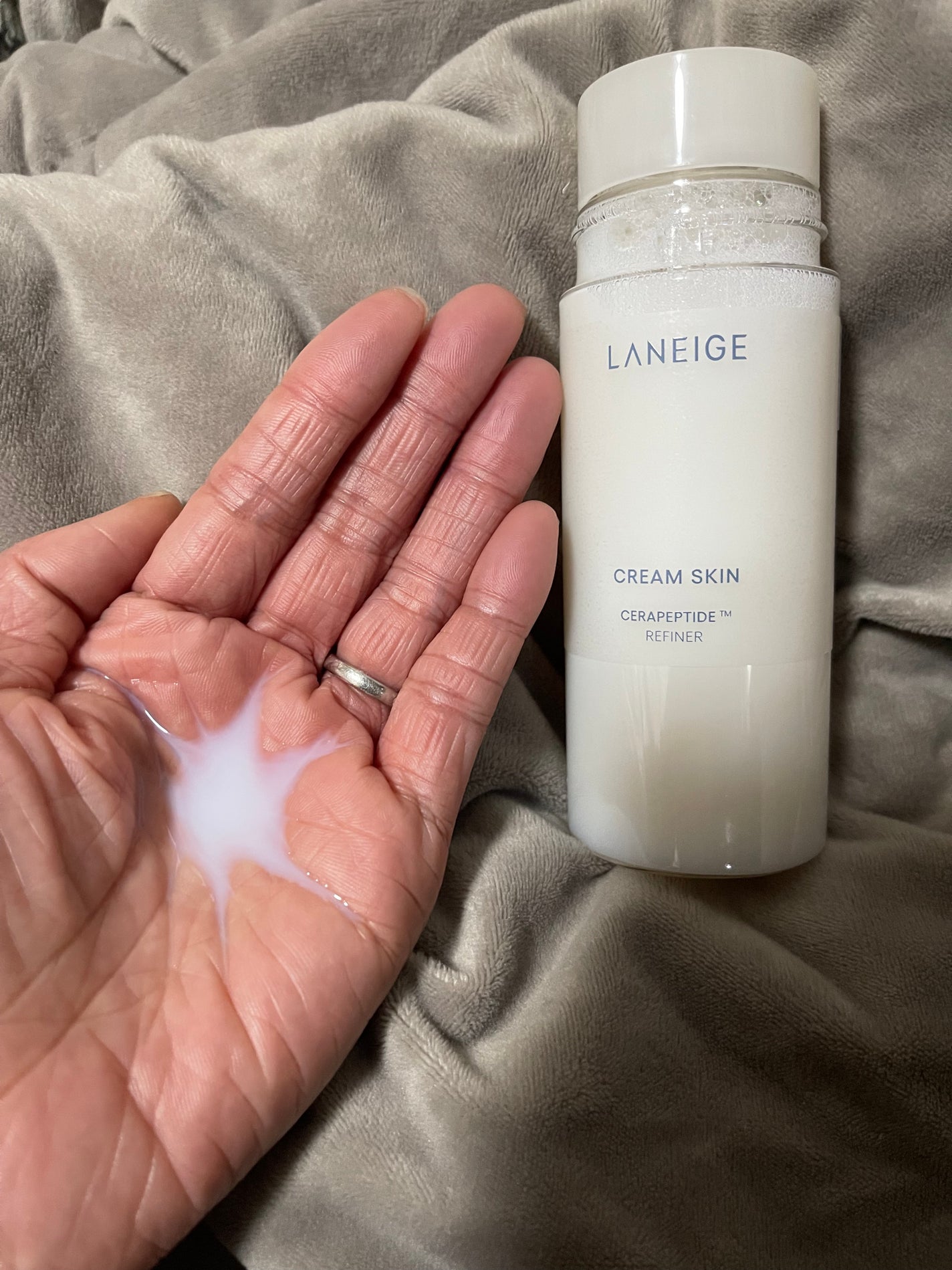 twinkle_beauty_2z8 on LIPS 「クリームスキンローションですが、サラッとしたテクスチャーで、肌..」(2枚目)