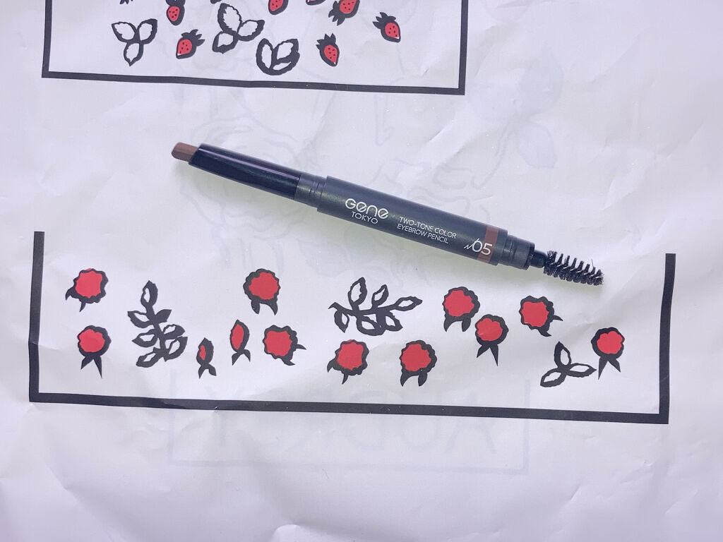 ツートンカラーアイブロウペンシル 05 赤み系ブラウンの髪に/GENE TOKYO/アイブロウペンシルを使ったクチコミ（2枚目）