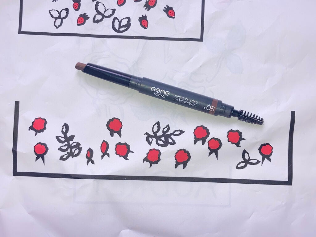 ツートンカラーアイブロウペンシル/GENE TOKYO/アイブロウペンシルを使ったクチコミ(2枚目)