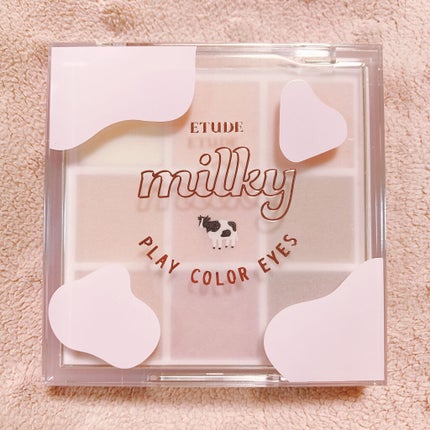 プレイカラーアイズ ≪ミルキーコレクション≫/ETUDE/アイシャドウパレットを使ったクチコミ(3枚目)