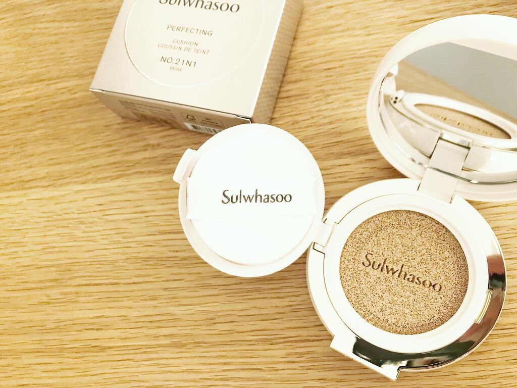 パーフェクティング クッション/エアリ/Sulwhasoo/クッションファンデーションを使ったクチコミ(2枚目)