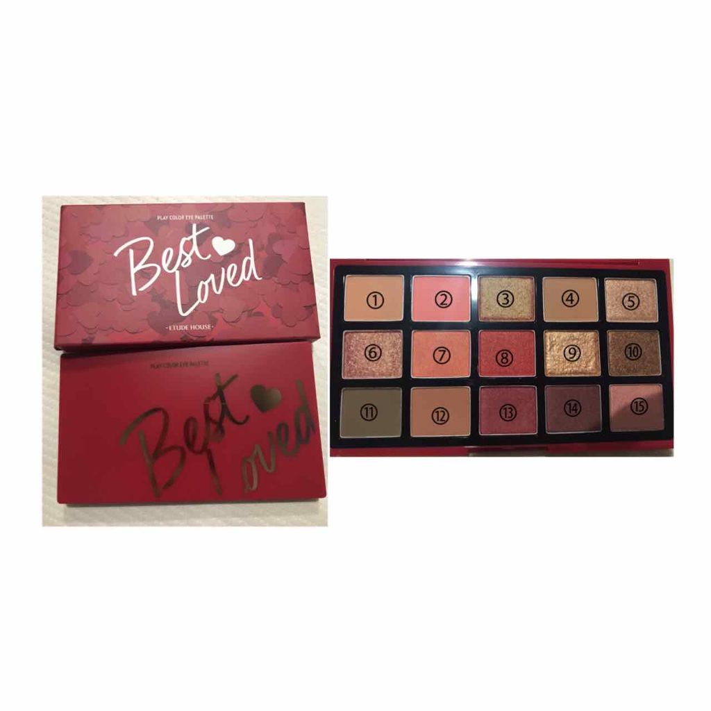 プレイカラーアイパレット ベストラブ/ETUDE/アイシャドウパレットを使ったクチコミ(4枚目)