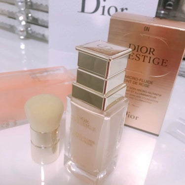 プレステージ ル フルイド タン ドゥ ローズ/Dior/リキッドファンデーションを使ったクチコミ（2枚目）