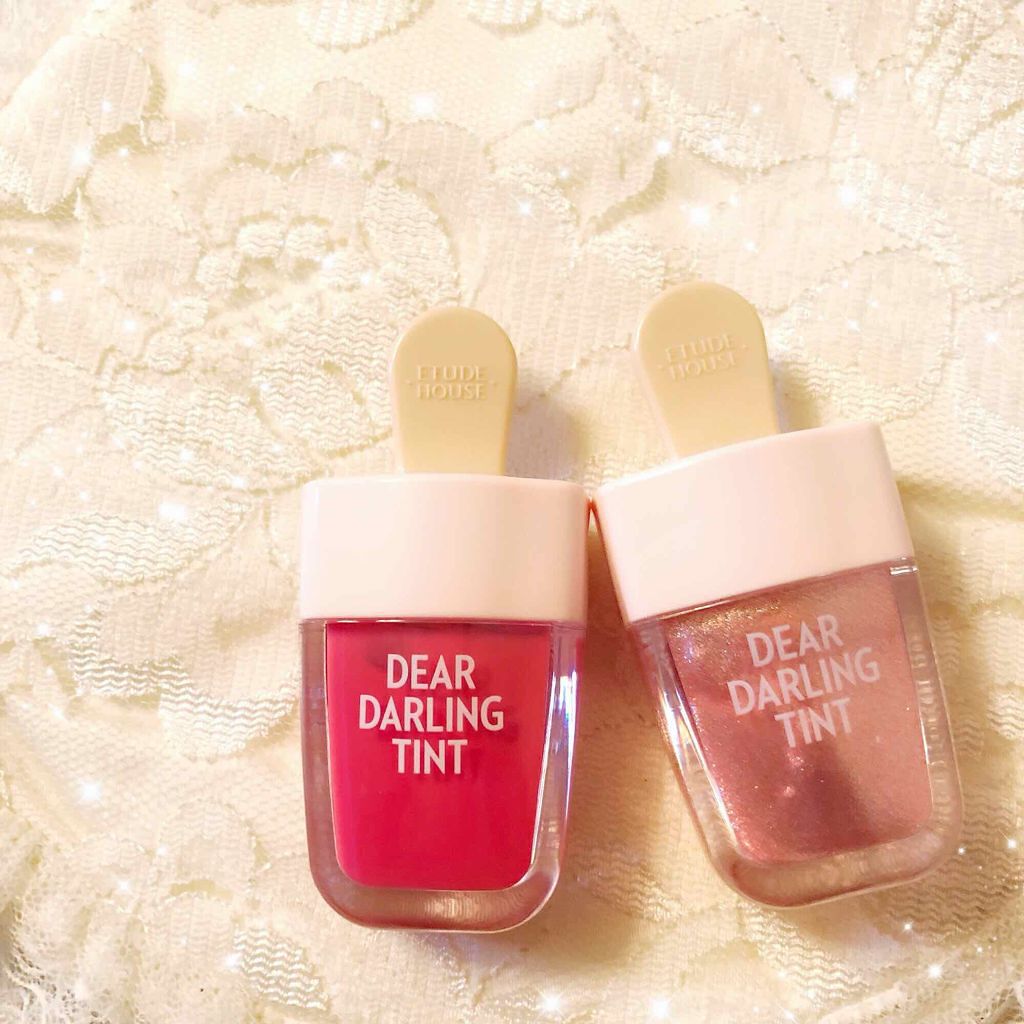 ディアダーリン ウォータージェルティント (アイスティント)/ETUDE/口紅を使ったクチコミ(1枚目)