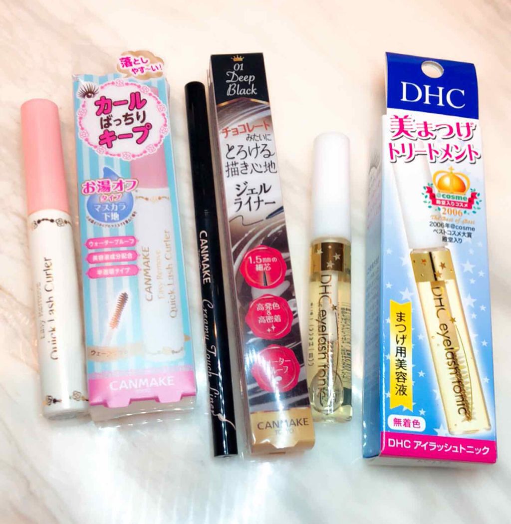 クイックラッシュカーラー/キャンメイク/マスカラ下地を使ったクチコミ（1枚目）