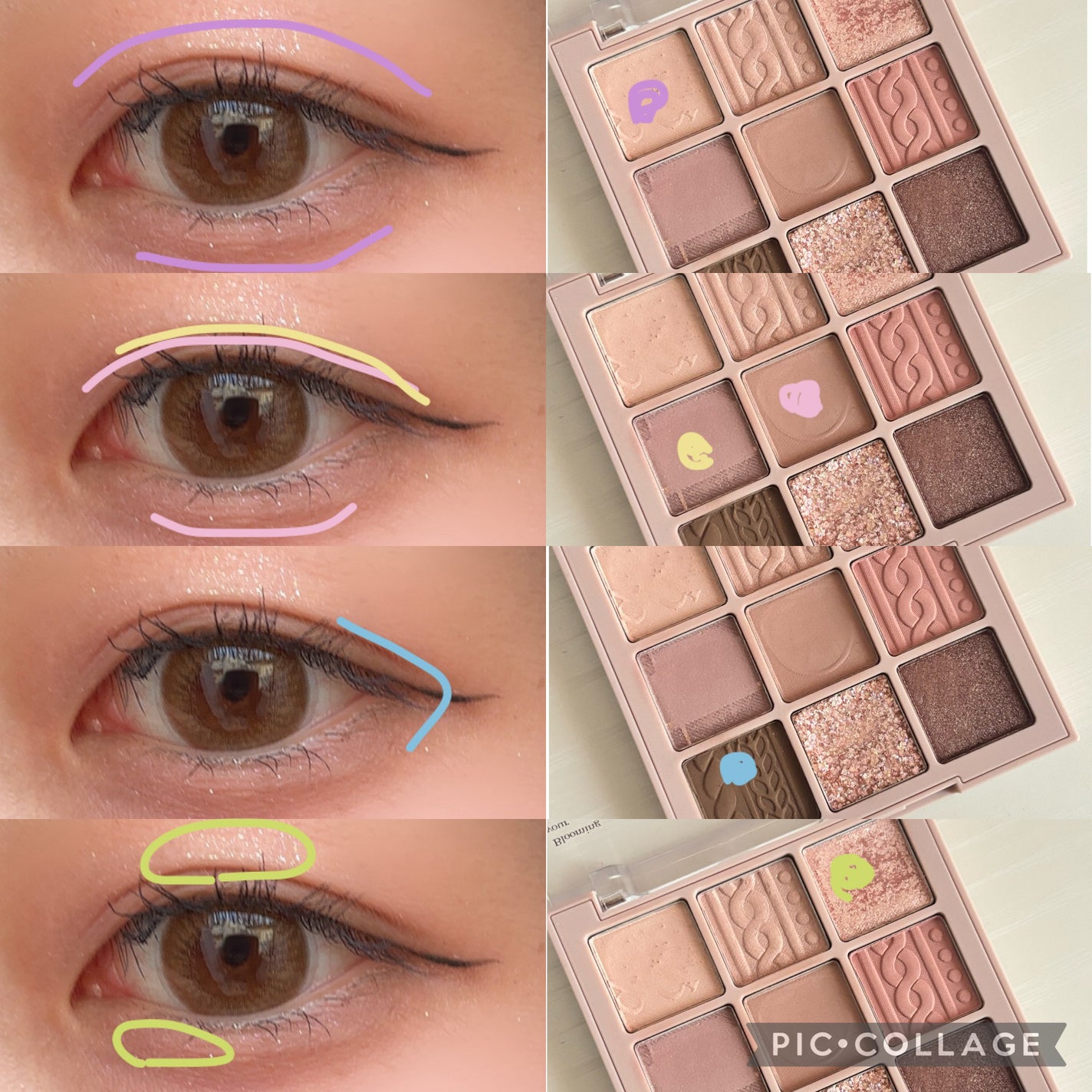 シャドウパレット/dasique/アイシャドウパレットを使ったクチコミ(3枚目)