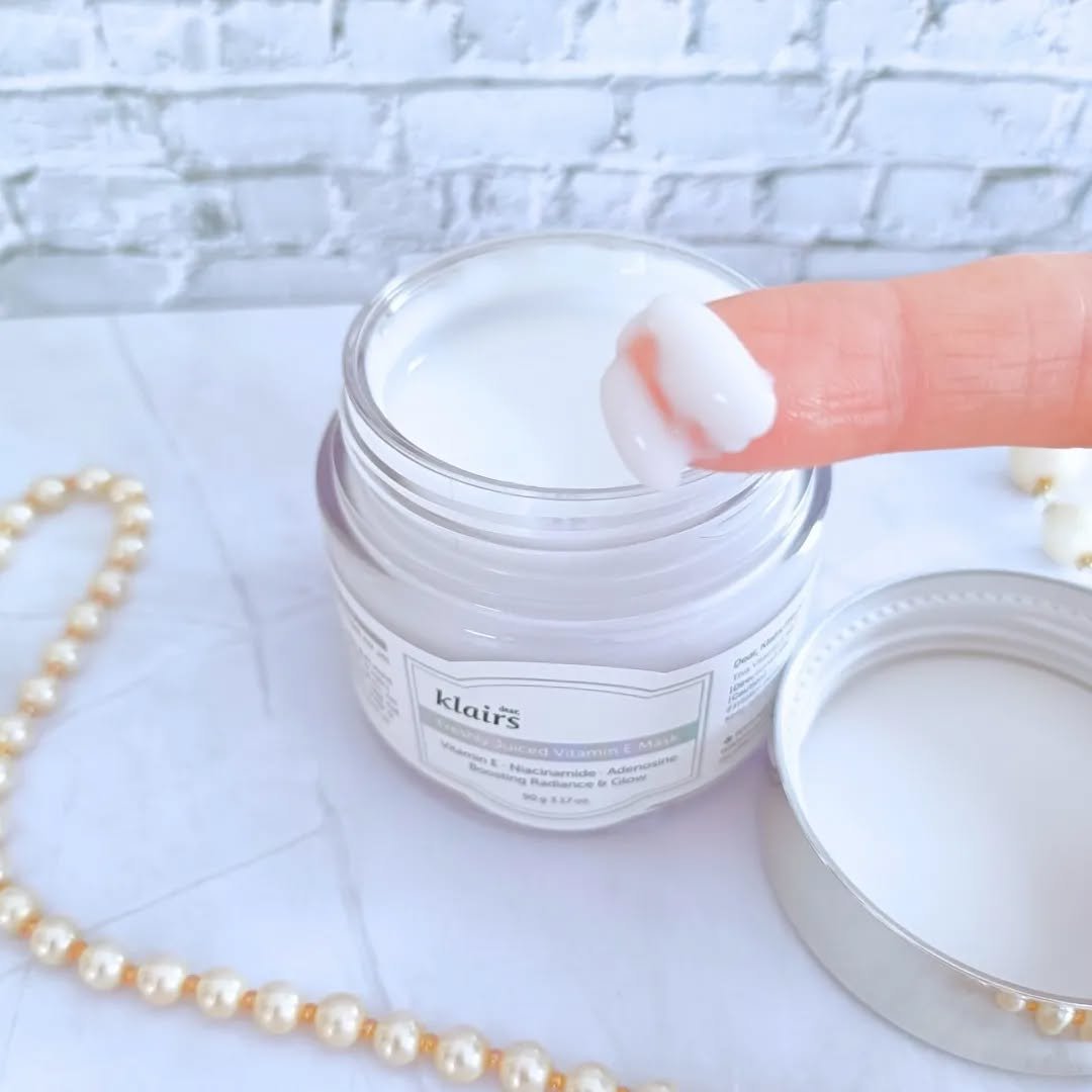 フレッシュリージュースドビタミンEマスク(90g)/Klairs/フェイスクリームを使ったクチコミ（2枚目）