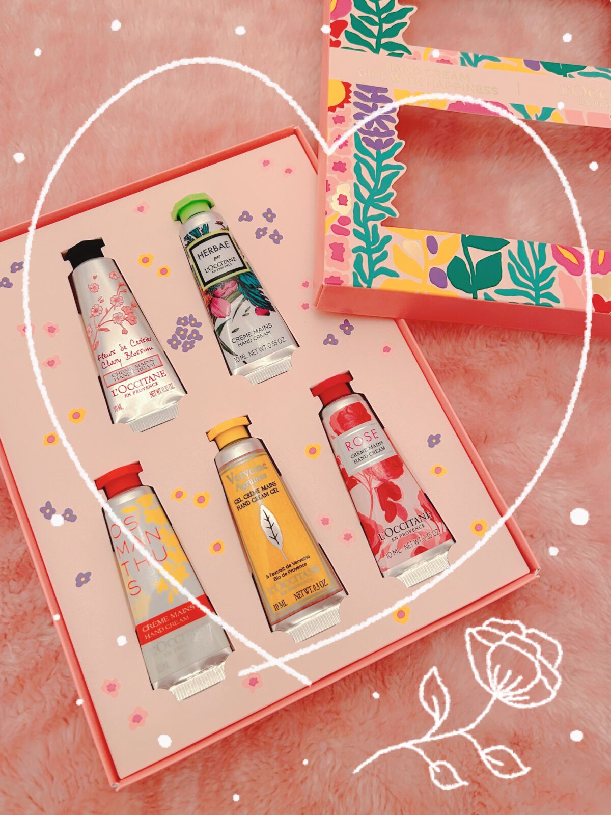 ハンドクリーム GIFT WITH HAPPINESS/L'OCCITANE/その他キットセットを使ったクチコミ（1枚目）