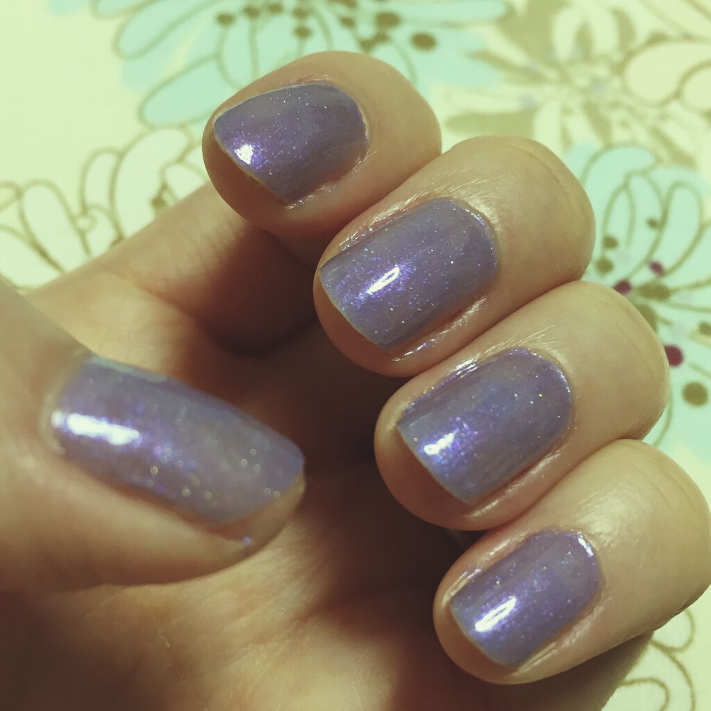 カラフルネイルズ N54 スパークリングラグーン/キャンメイク/マニキュアを使ったクチコミ（3枚目）