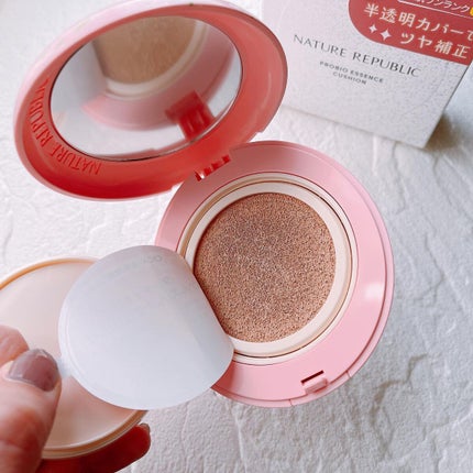 PROBIOエッセンスクッション/ネイチャーリパブリック/クッションファンデーションを使ったクチコミ(4枚目)