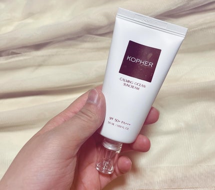 CALMING OCEAN SUNCREAM/KOPHER/日焼け止めクリームを使ったクチコミ(4枚目)
