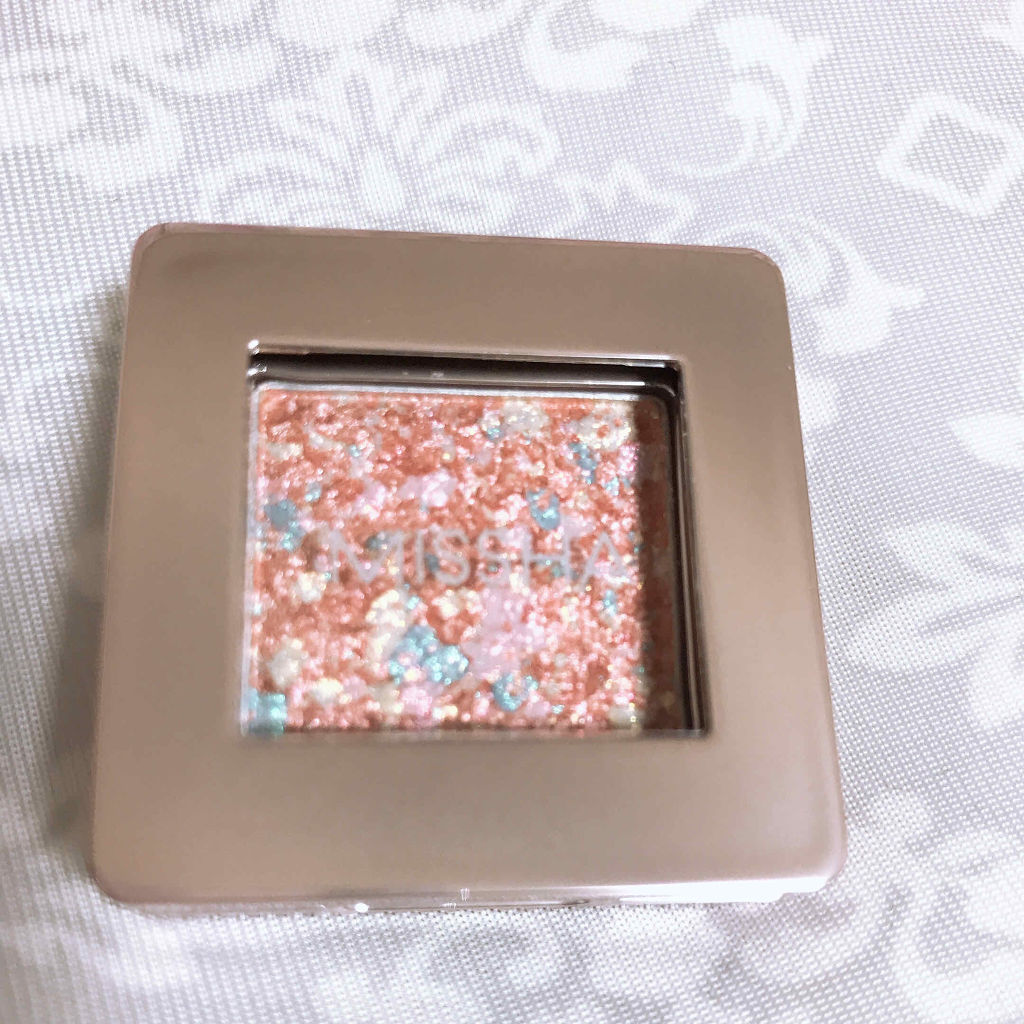 グリッタープリズム シャドウ/MISSHA/グリッターを使ったクチコミ（3枚目）