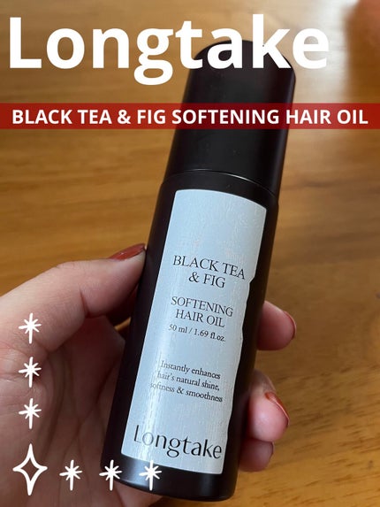 BLACK TEA & FIG SOFTENING HAIR OIL/Longtake/ヘアオイルを使ったクチコミ(1枚目)