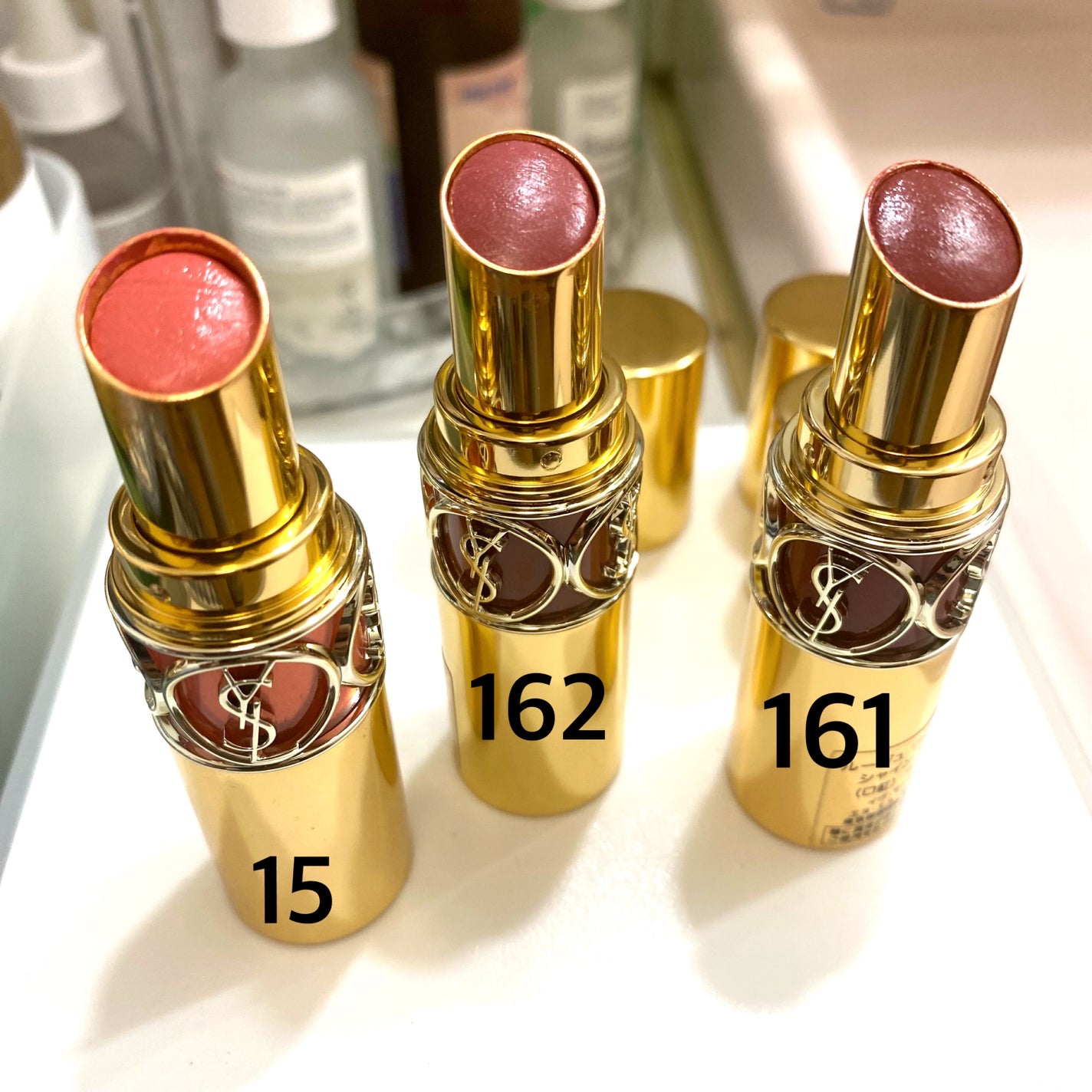ルージュ ヴォリュプテ シャイン/YVES SAINT LAURENT BEAUTE/口紅を使ったクチコミ(2枚目)