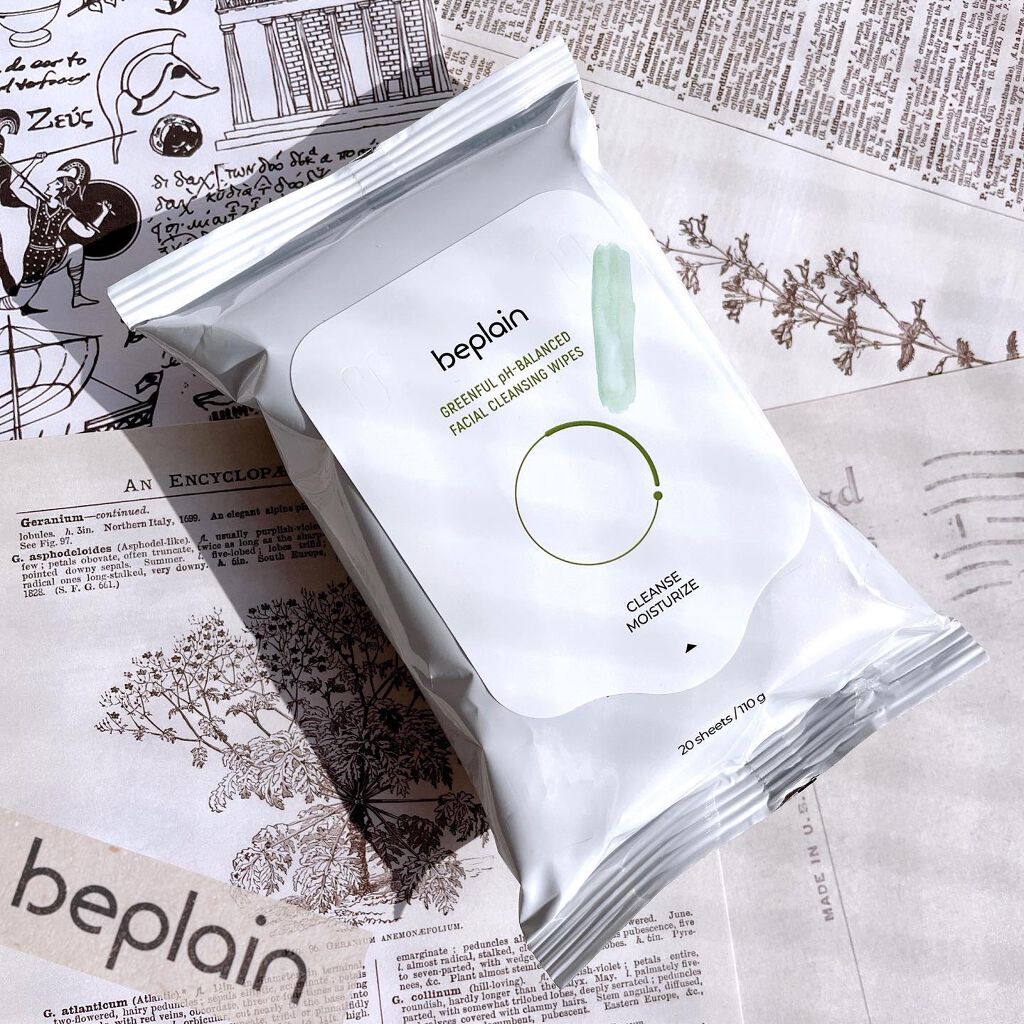 緑豆クレンジングウォーターティッシュ/beplain/ボディシートを使ったクチコミ(1枚目)