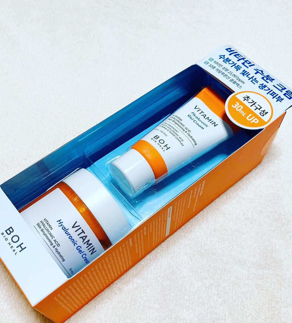 ビタミン ヒアルロニック ジェルクリーム/BIOHEAL BOH/オールインワン化粧品を使ったクチコミ(8枚目)