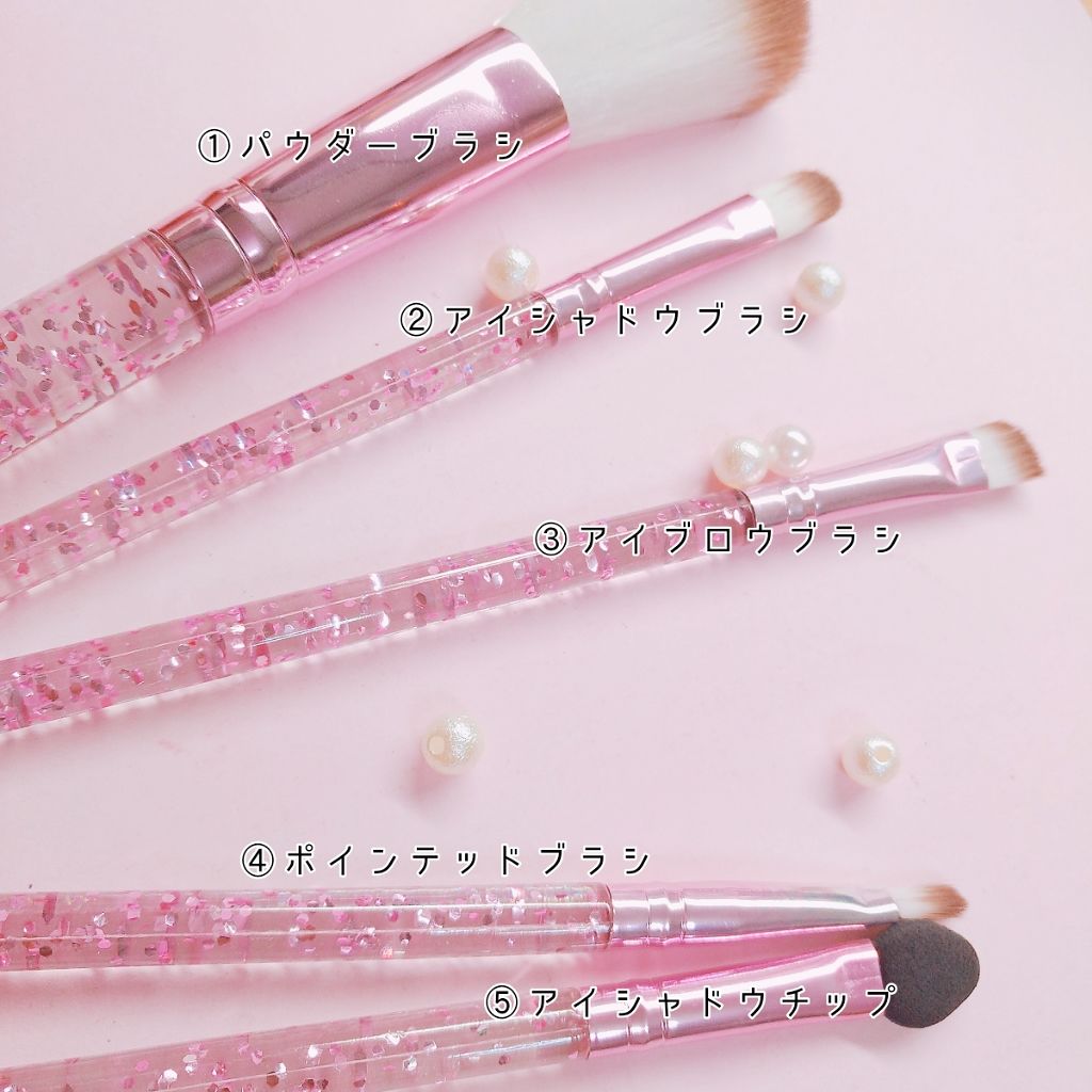 メイクブラシセット/3COINS/メイクブラシを使ったクチコミ(2枚目)