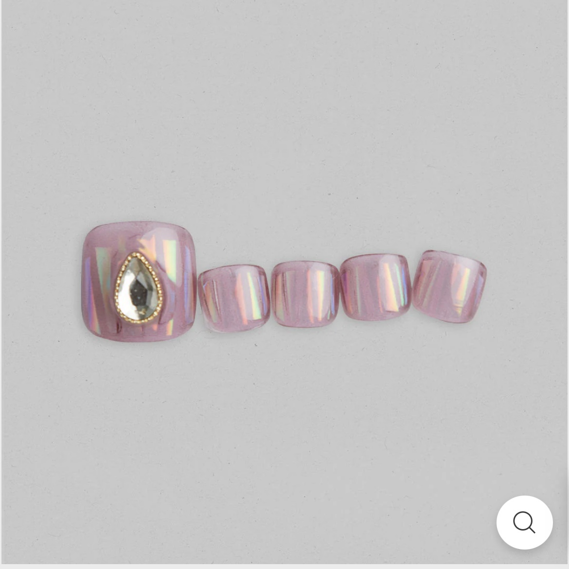 セミキュアジェルネイル(ペディキュア) P Grape Sheer/ohora/ネイルシールを使ったクチコミ（3枚目）