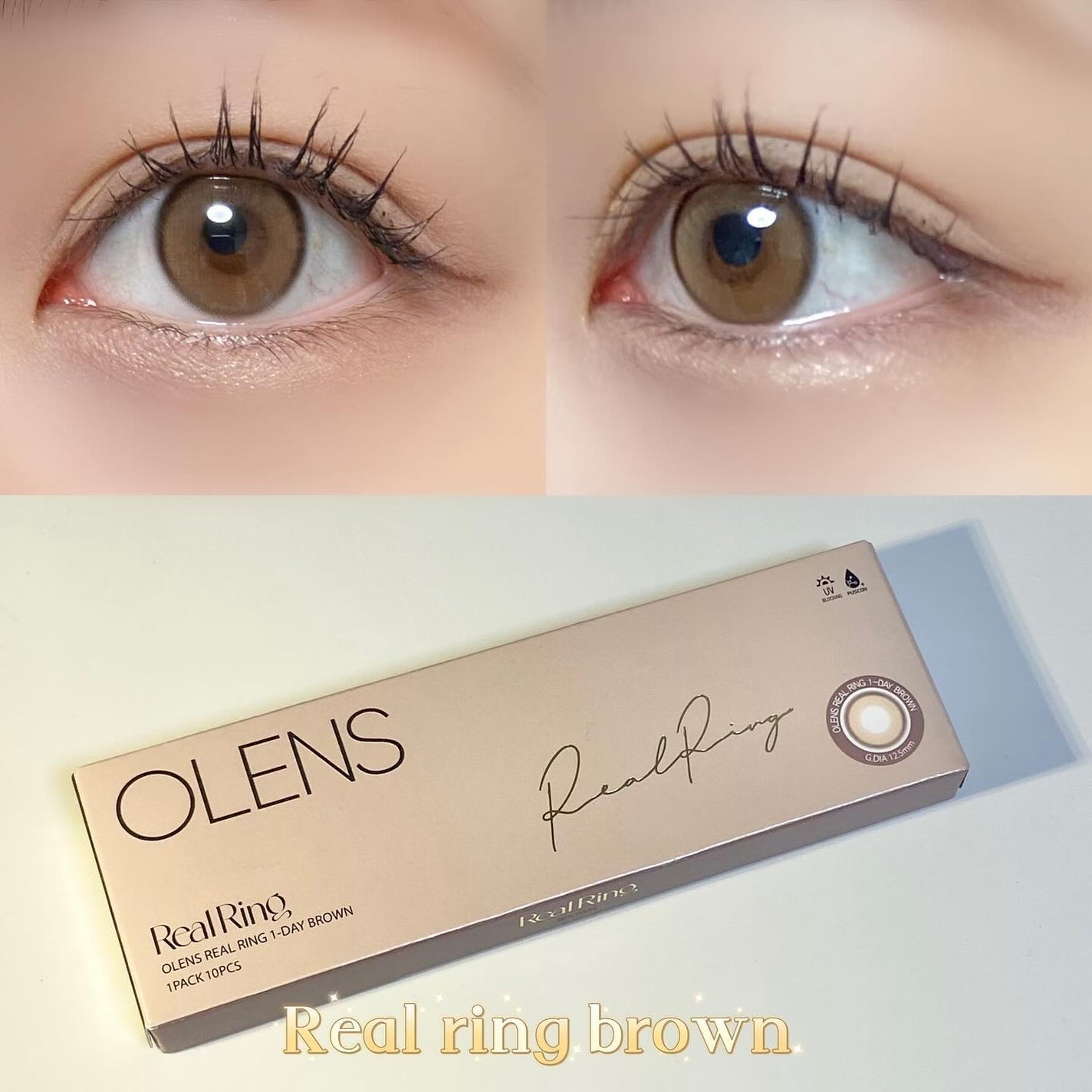 Real Ring 1day/OLENS/ワンデー(1DAY)カラコンを使ったクチコミ(3枚目)