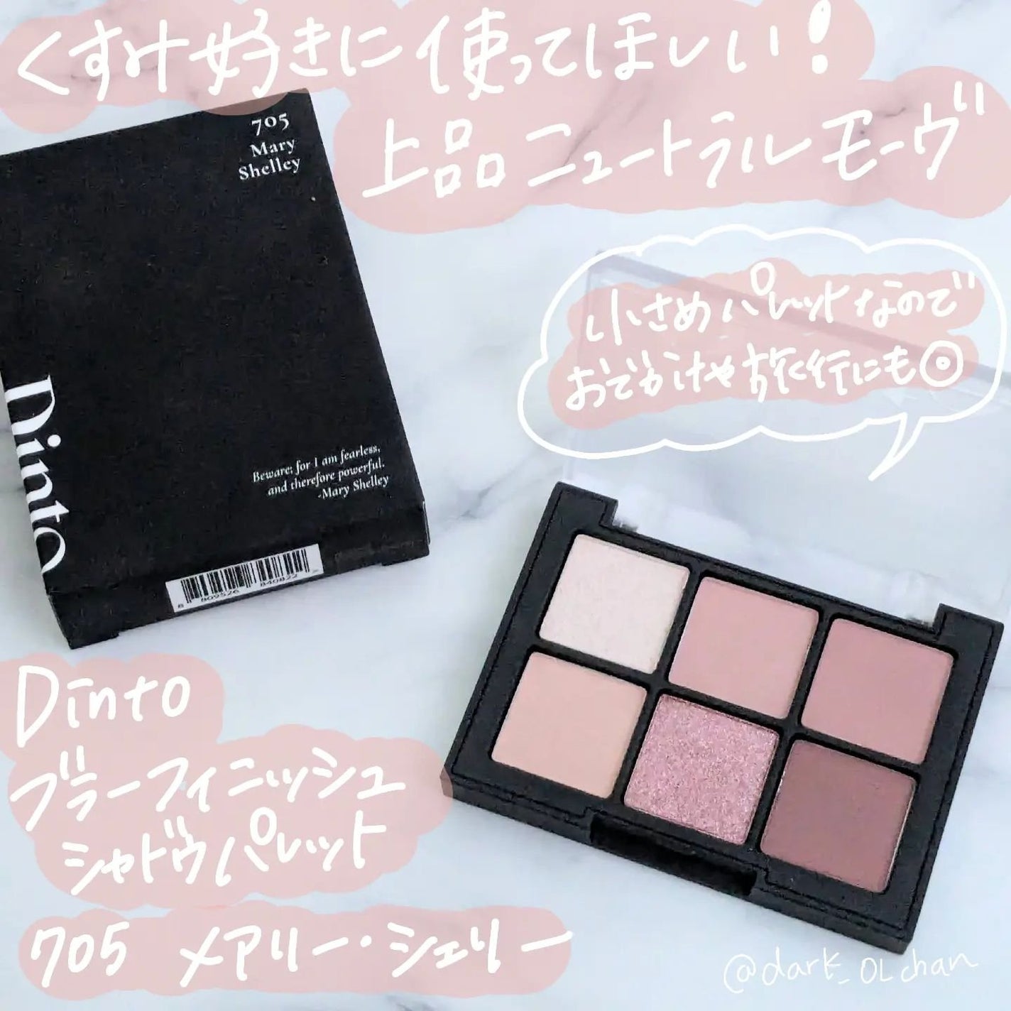 ブラーフィニシュシャドウパレット/Dinto/アイシャドウパレットを使ったクチコミ(1枚目)