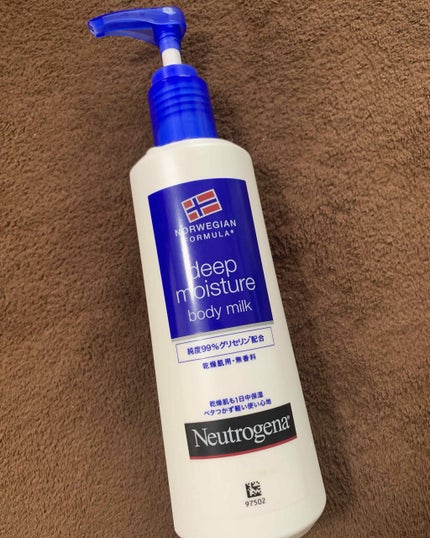 ノルウェー フォーミュラ ディープモイスチャー ボディミルク/Neutrogena/ボディミルクを使ったクチコミ(1枚目)