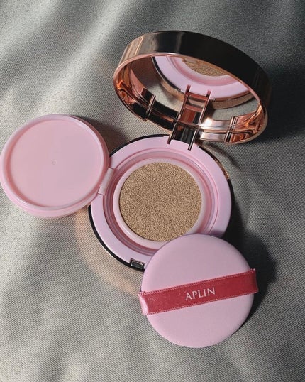 ピンクティーツリーカバーアップグロウクッション/APLIN/クッションファンデーションを使ったクチコミ(2枚目)