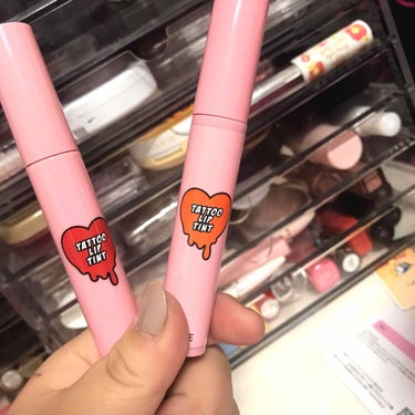 3CE TATTOO LIP TINT #YAY OR NAY/3CE/リップグロスを使ったクチコミ（1枚目）