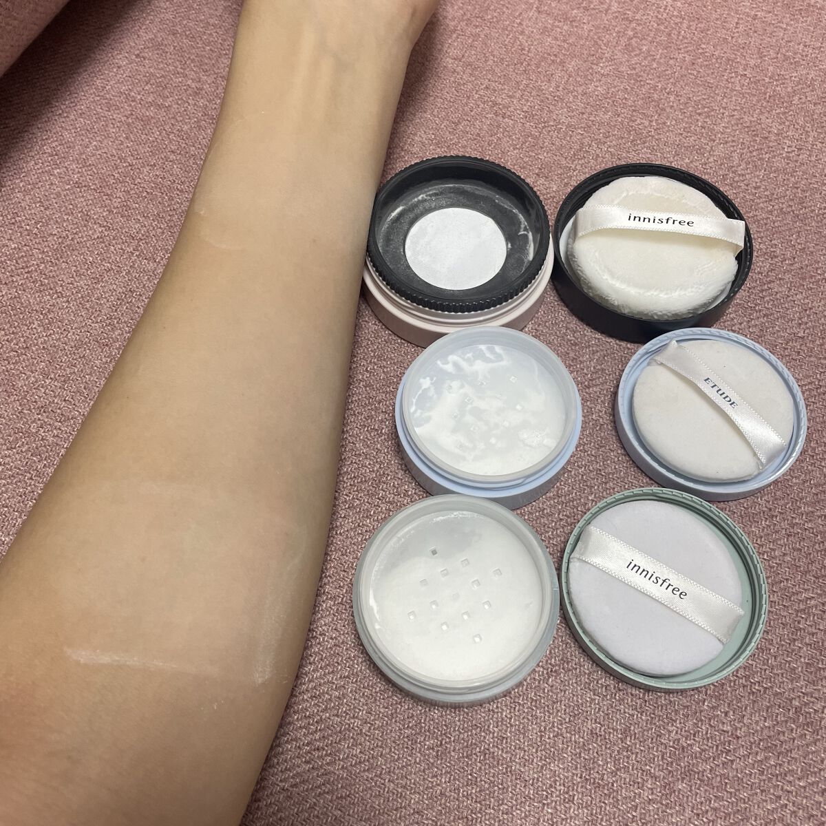 ポアブラー パウダー/innisfree/ルースパウダーを使ったクチコミ（3枚目）