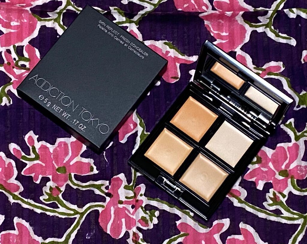 スキンリフレクト フレッシュ コンシーラー/ADDICTION/パレットコンシーラーを使ったクチコミ(1枚目)