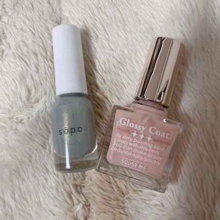 グロッシーコート/スキューズミー/オールインワンネイルを使ったクチコミ(2枚目)