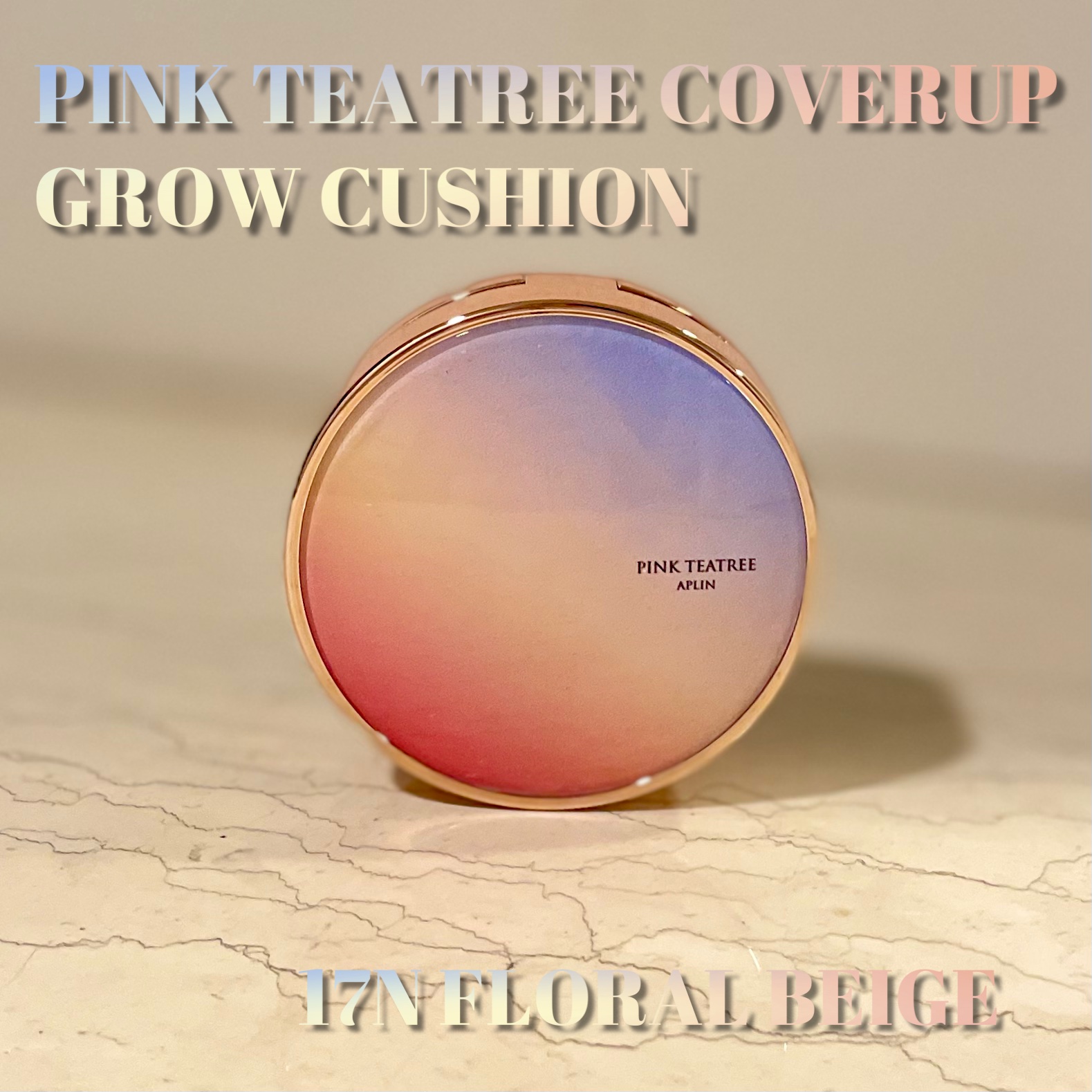 ピンクティーツリーカバーアップグロウクッション/APLIN/クッションファンデーションを使ったクチコミ（1枚目）