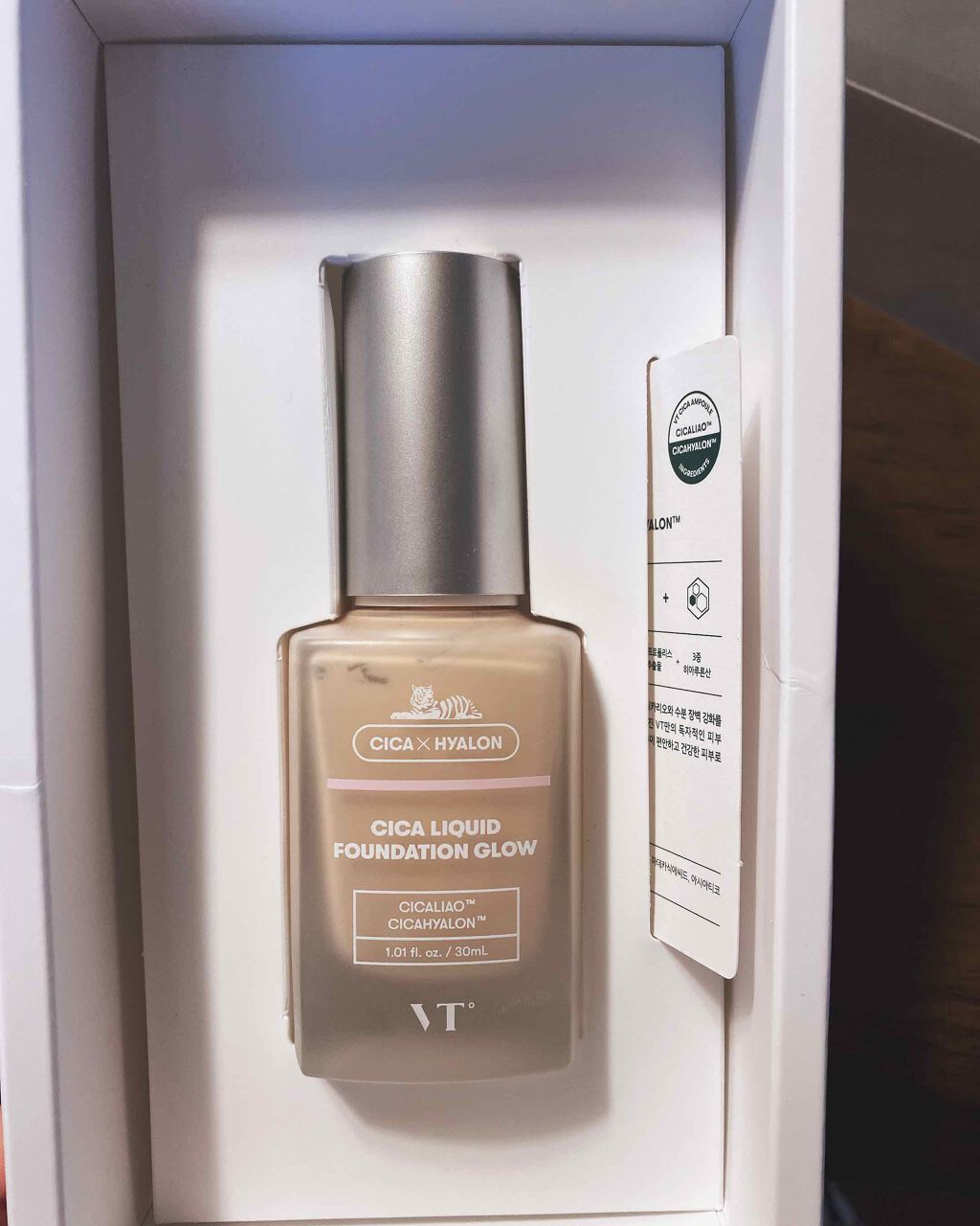 CICA リキッドファンデーション グロウ/VT/リキッドファンデーションを使ったクチコミ（1枚目）