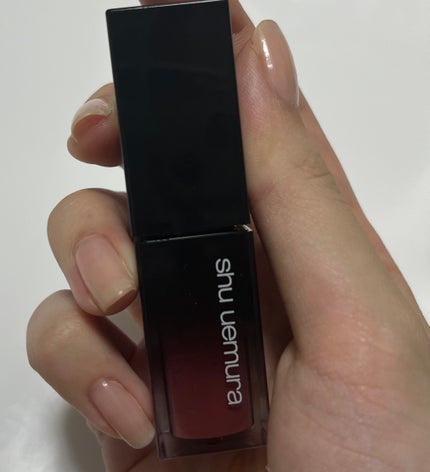 ルージュ アンリミテッド リキッド ラッカー BG 04/shu uemura/口紅を使ったクチコミ(1枚目)